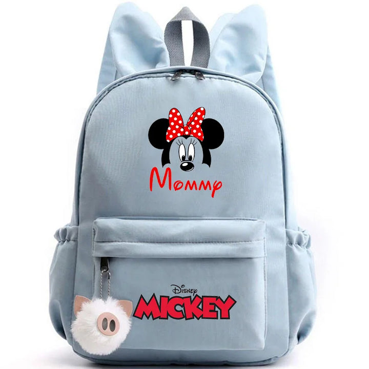 Disney Backpack for Teens with Mickey & Minnie Design - Smallsupershop
