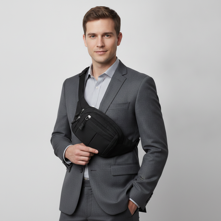 GripBag™ – the chest bag that keeps everything important close to you