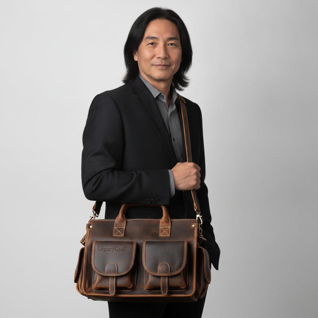 LegacyCraft™ – The leather bag that doesn't just carry your day. It conveys who you are.