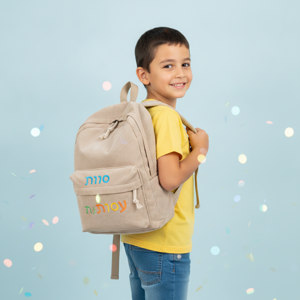 UrbanCord™ – a personalized backpack for kids with an embroidered name that makes every day at school special