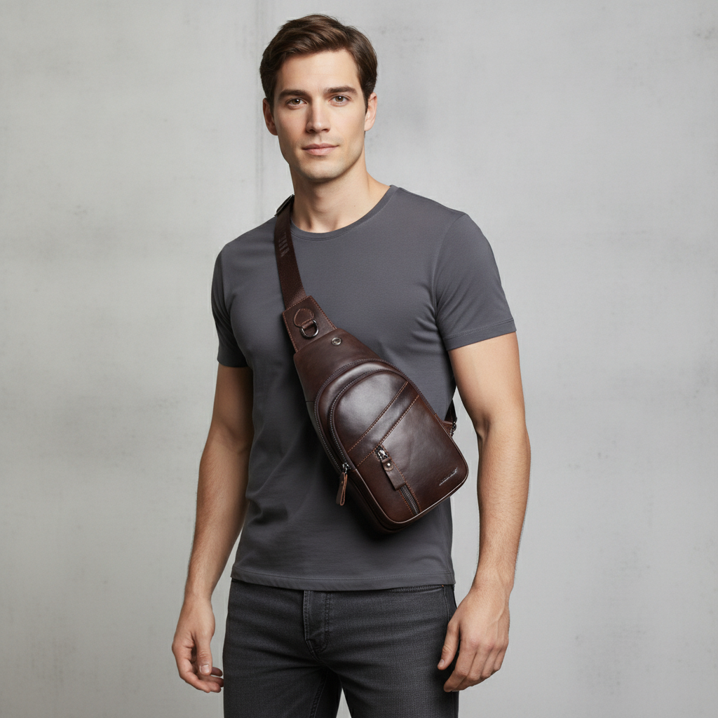 UrbanHide™ – The leather bag that holds everything important, without weighing you down