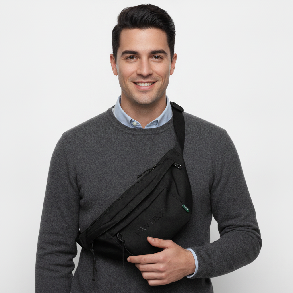 VANTRO™ – The bag that keeps your hands free and everything important with you
