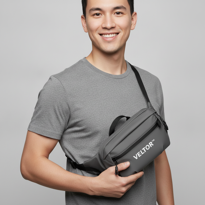 VELTOR™ – The chest bag that keeps everything important to you, without weighing you down