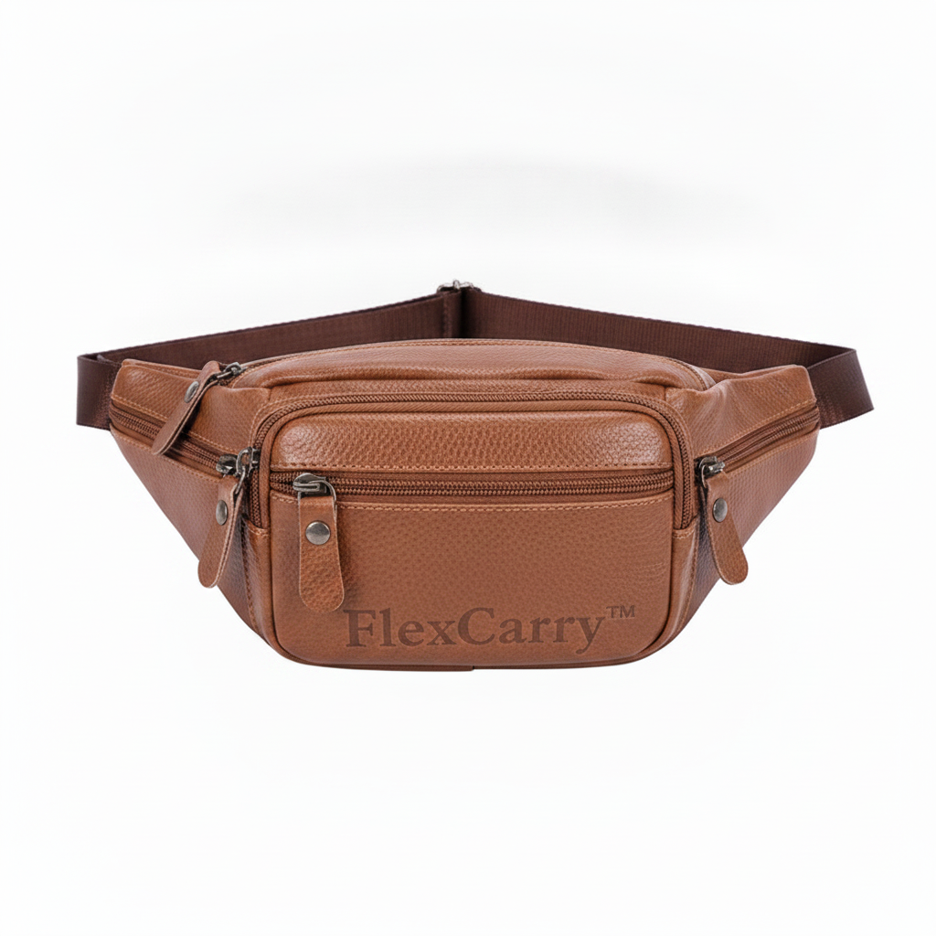 FlexCarry™ Tired of stuffing your pockets or carrying around a big, bulky bag?