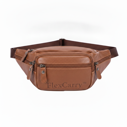 FlexCarry™ – the slim waist bag that frees your pockets without a bulky bag