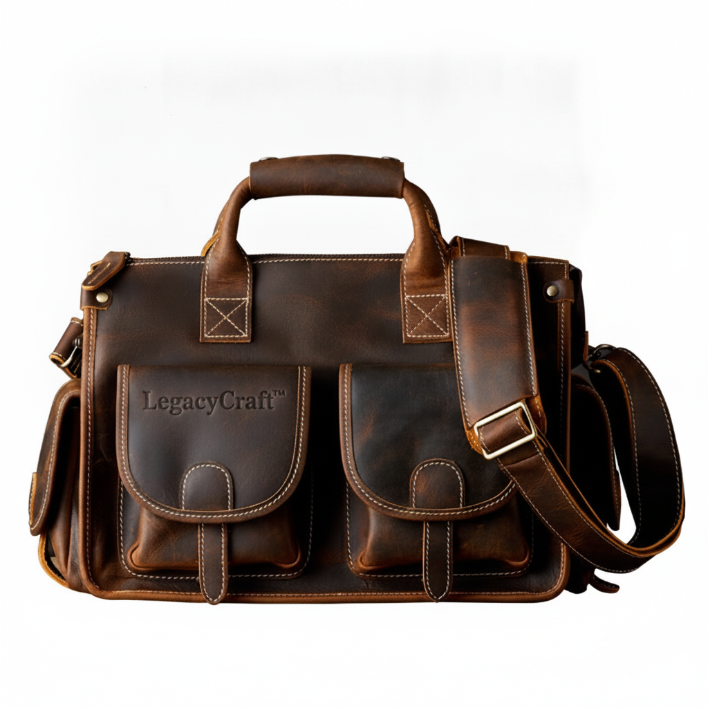 LegacyCraft™ – The leather bag that doesn't just carry your day. It conveys who you are.