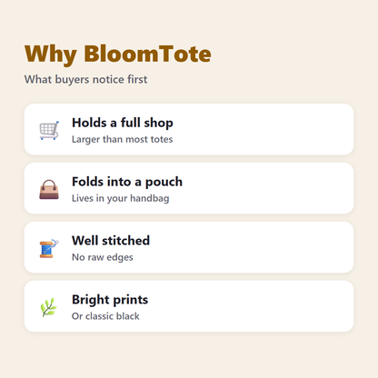 Why BloomTote