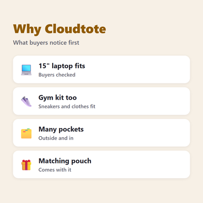 Why Cloudtote