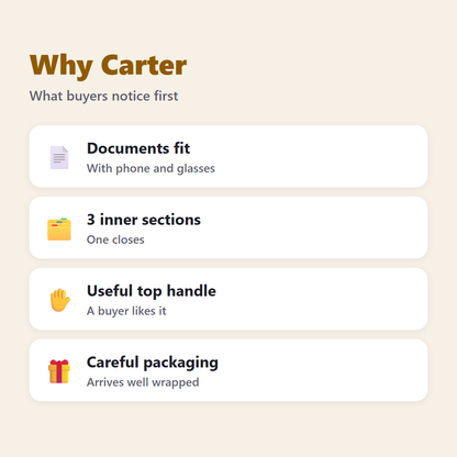 Why Carter