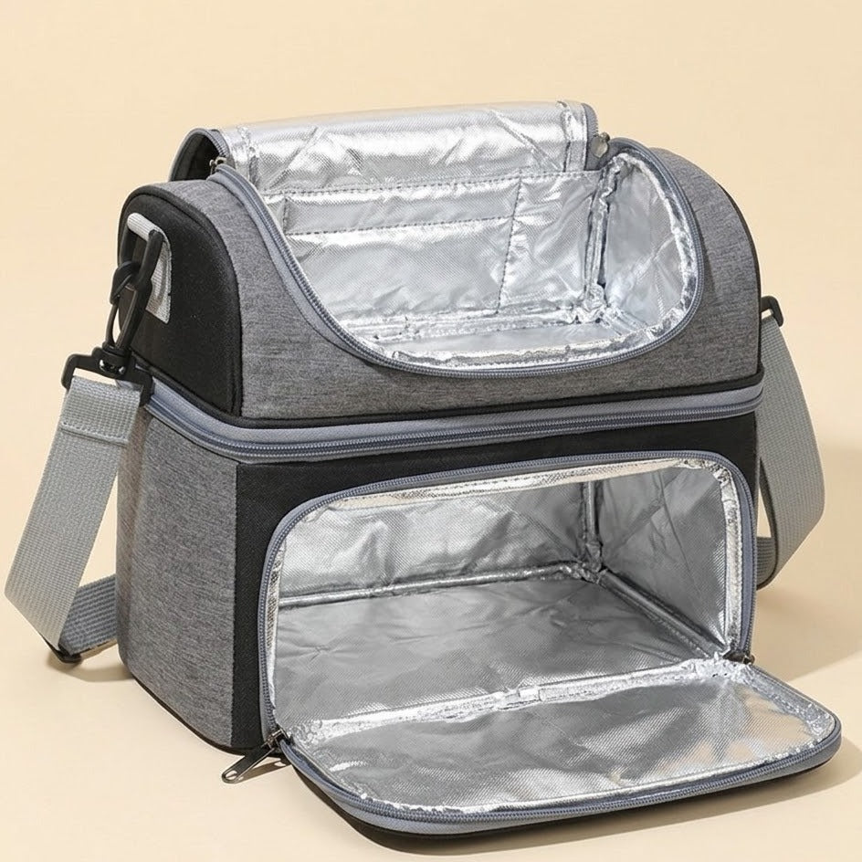 CoolCarry both compartments open