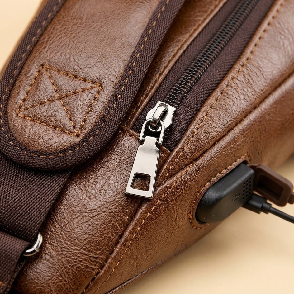 RangerSling zipper and stitching detail