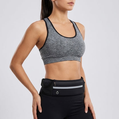 StrideBelt worn at the waist