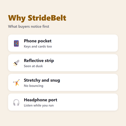 Why StrideBelt