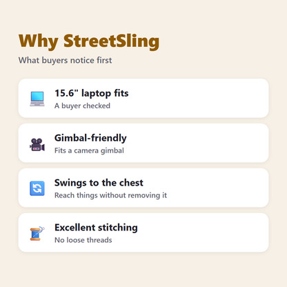 Why StreetSling
