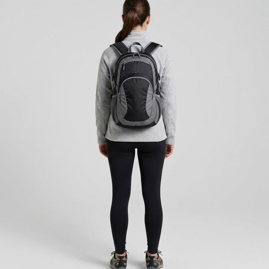 SummitPack worn on the back
