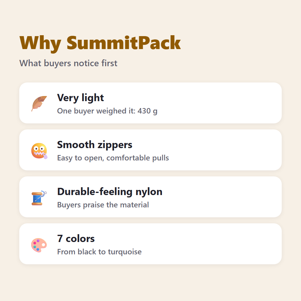 Why SummitPack