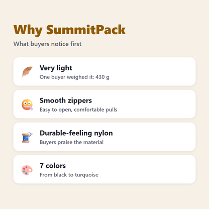 Why SummitPack