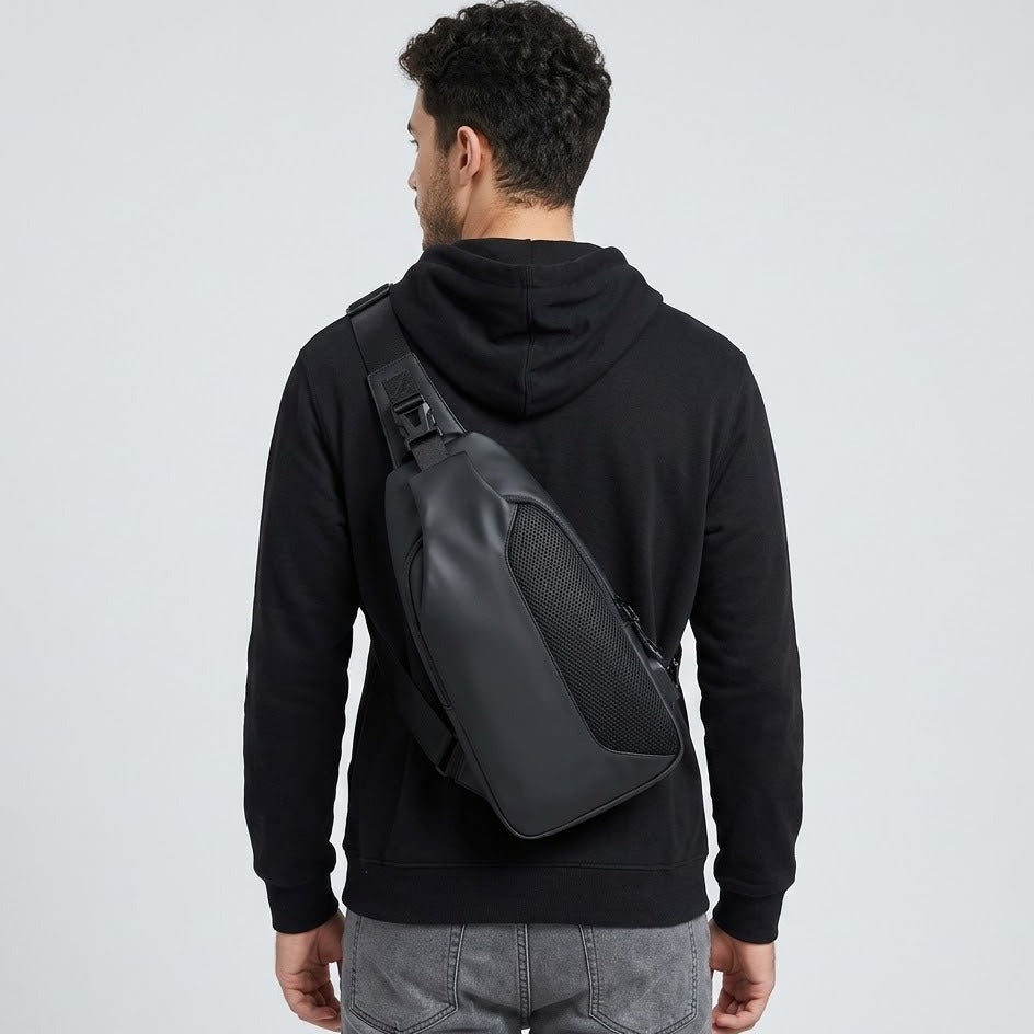ShadowSling worn across the back