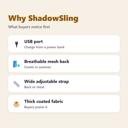 Why ShadowSling
