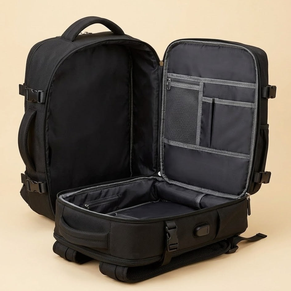 TripSack opens fully